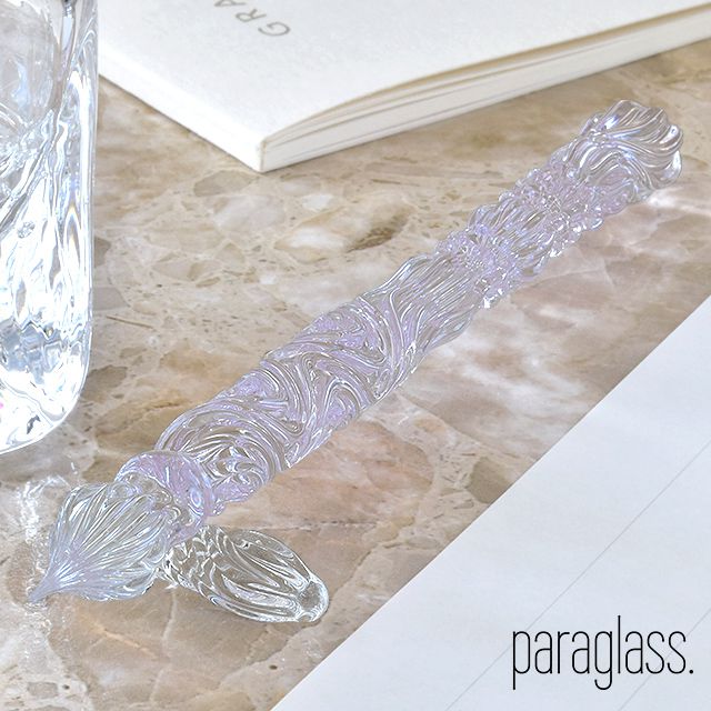 paraglass（パラグラス） ガラスペン Royal glass pen ベビーピンク