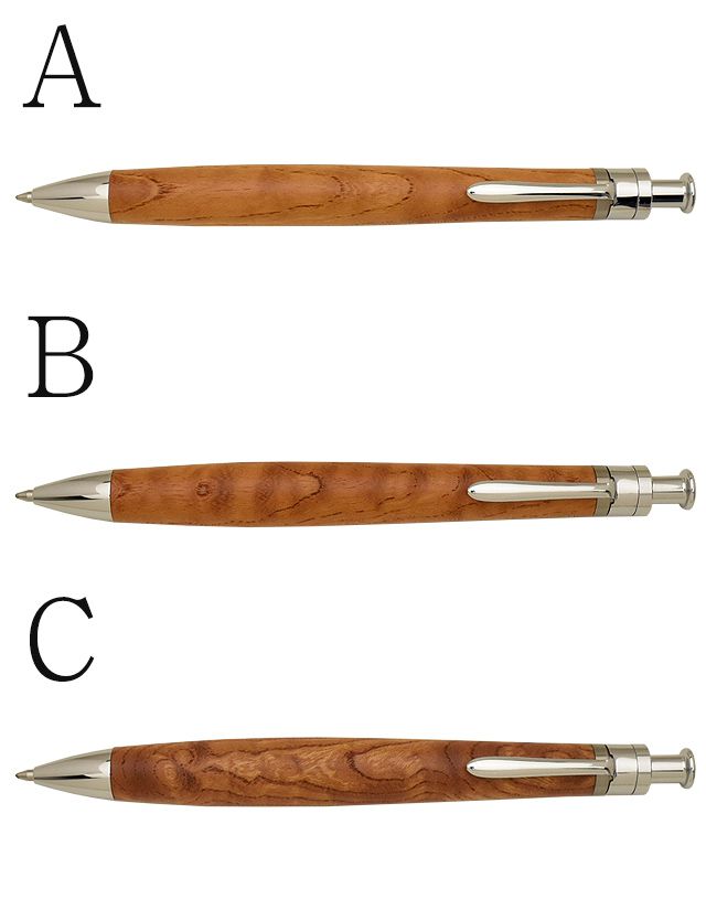 工房楔 ルーチェペン（ボールペン） 欅の杢-