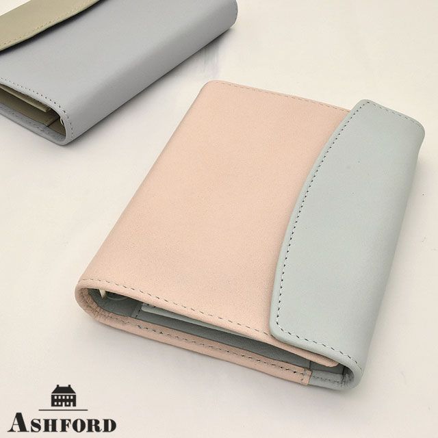 ASHFORD（アシュフォード） システム手帳 モダングレース MINI6 13mm フラップ ヴィーナスレイク 1247-057