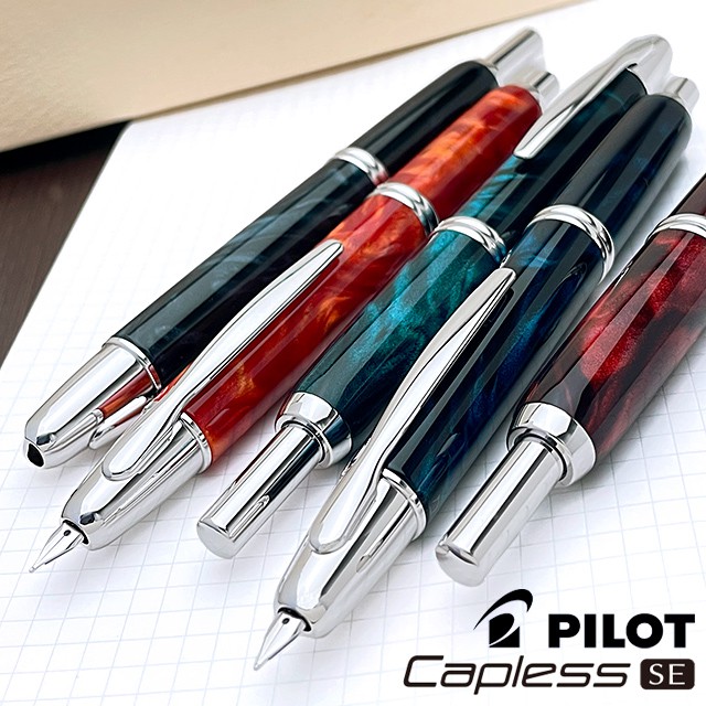 SALE／71%OFF】 PILOT パイロット 万年筆 キャップレス デシモ ダークグレーマイカ