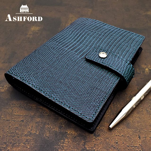 ASHFORD（アシュフォード） システム手帳 ネオフィナード MINI6 13mm ホックベルト ネイビー 1249-077