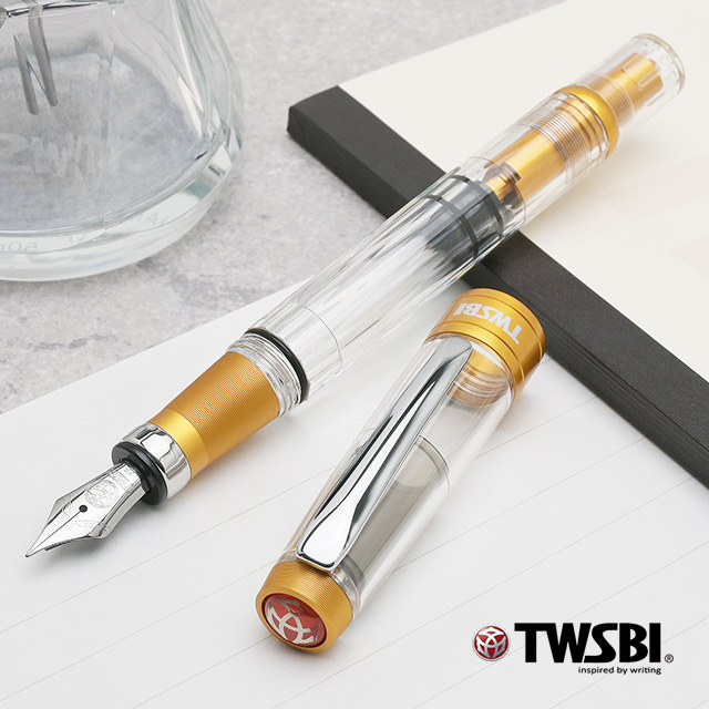 TWSBI（ツイスビー）万年筆 ダイヤモンド580 ALR サンセットイエロー