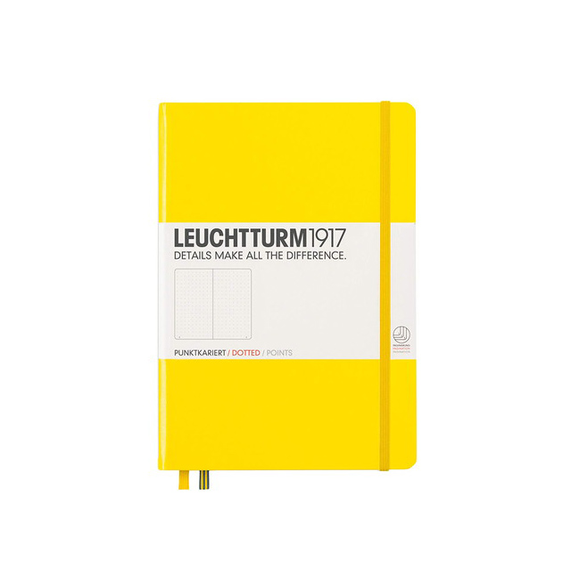 LEUCHTTURM1917（ロイヒトトゥルム） ノート A5 ドット方眼 レモン 344800