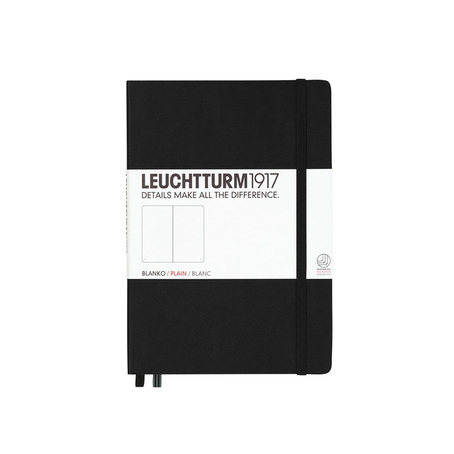 LEUCHTTURM1917（ロイヒトトゥルム） ノート A5 無地 ブラック 311333