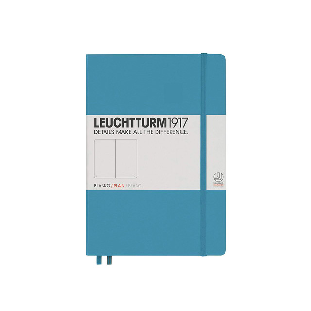 LEUCHTTURM1917（ロイヒトトゥルム） ノート A5 無地 ノルディクブルー 354587