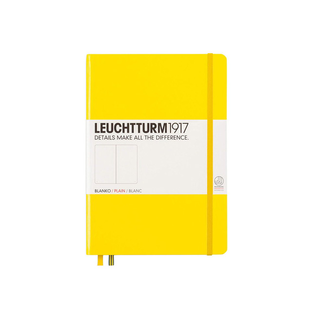 LEUCHTTURM1917（ロイヒトトゥルム） ノート A5 無地 レモン 344801