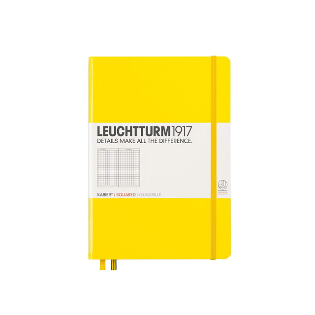 LEUCHTTURM1917（ロイヒトトゥルム） ノート A5 方眼 レモン 344799