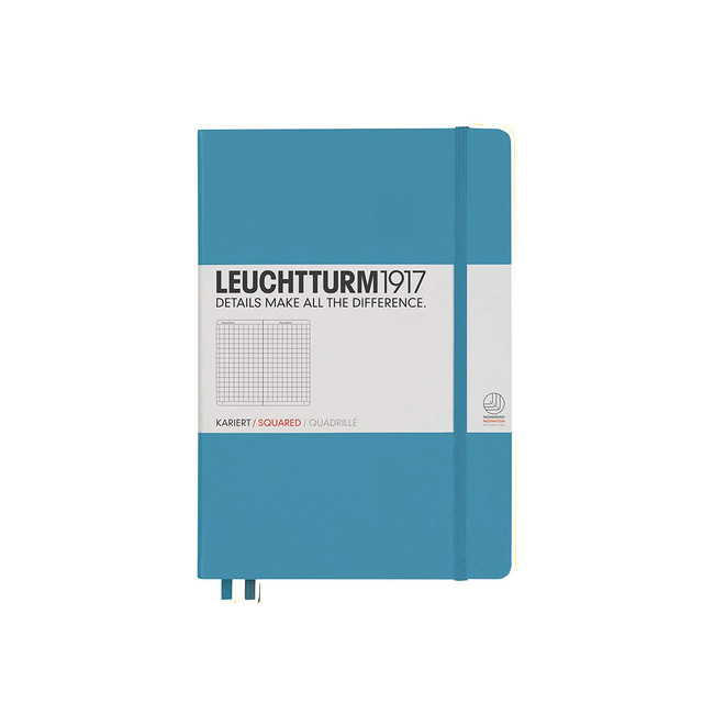 LEUCHTTURM1917（ロイヒトトゥルム） ノート A5 方眼 ノルディクブルー 354585