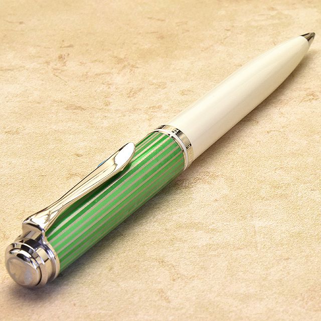 Pelikan K605 Green White】Pelikan ペリカン ボールペン スーベレーン