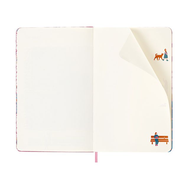 【ポイント15倍】MOLESKINE（モレスキン） ノートブック 2022年限定版 さくら ラージサイズ 無地 ベンチ LESU05QP062