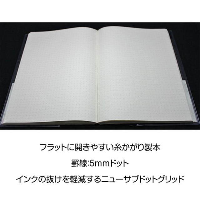 SAKAEテクニカルペーパー ノート トモエリバーFPハードカバーノート A5 クリーム 5mmドット TMR-A5H68DC