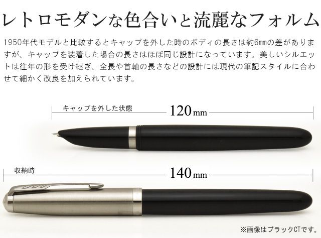 PARKER（パーカー）限定品 万年筆 PARKER51 パーカー51 コアライン クインク・ミニボトルインク付きギフトボックス