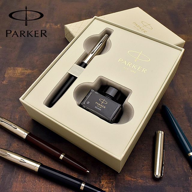 PARKER（パーカー）限定品 万年筆 PARKER51 パーカー51 コアライン クインク・ミニボトルインク付きギフトボックス