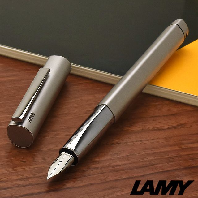 両用式　LAMY　ラミー　細字　ルクス　万年筆　L58-F　F　パラジューム