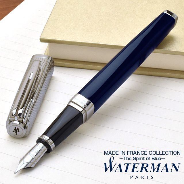 WATERMAN ウォーターマン 万年筆 エキスパート デラックス ブルーCT