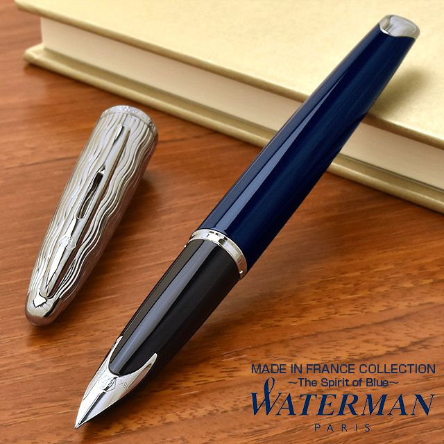 WATERMAN（ウォーターマン） 限定品 万年筆 カレン・デラックス ブルーST スペシャルエディション 21 66343