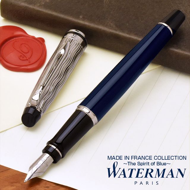 WATERMAN ウォーターマン 万年筆 エキスパート デラックス ブルーCT スペシャルエディション | 世界の筆記具ペンハウス