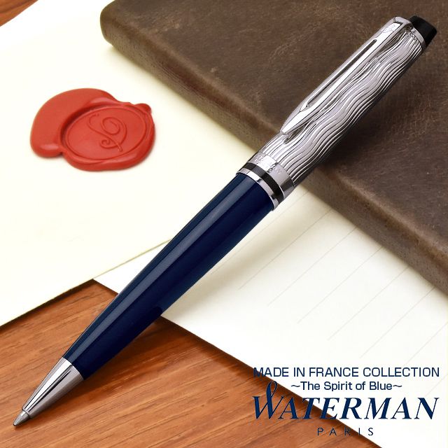 WATERMAN ウォーターマン ボールペン エキスパート デラックス ブルー ...