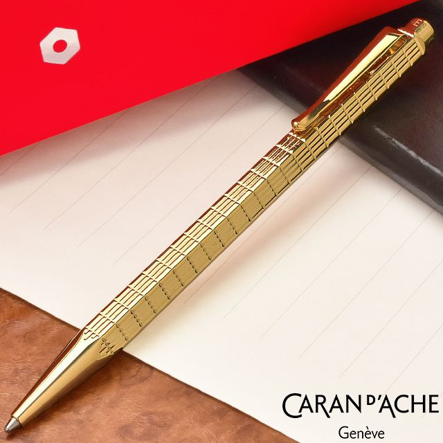 CARAN D'ACHE カランダッシュ ボールペン 限定品 エクリドール ライトゴールド ギフトセット 8902-022 | 世界の筆記具ペンハウス