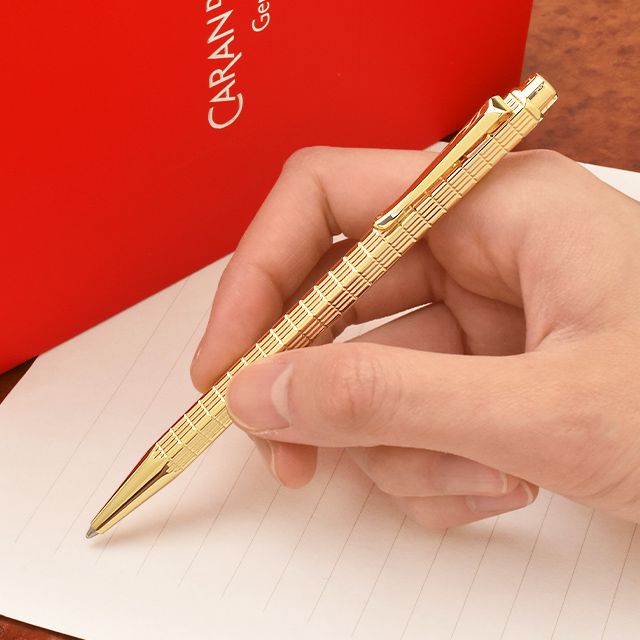 CARAN D'ACHE カランダッシュ　ボールペン　エクリドール　ライトゴールド ギフトセット　数量限定