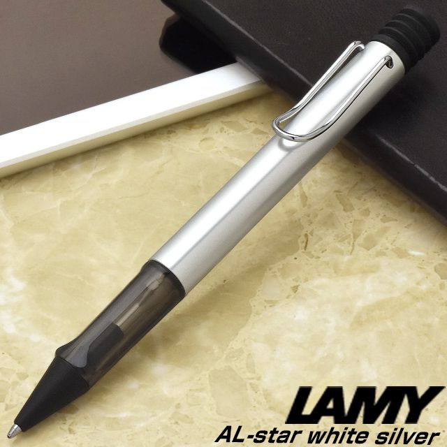 LAMY（ラミー）ボールペン 限定品 アルスター ホワイトシルバー L225WS