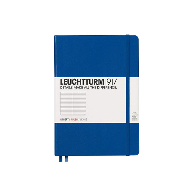 LEUCHTTURM1917（ロイヒトトゥルム） ノート A5 横罫 ロイヤルブルー 342707