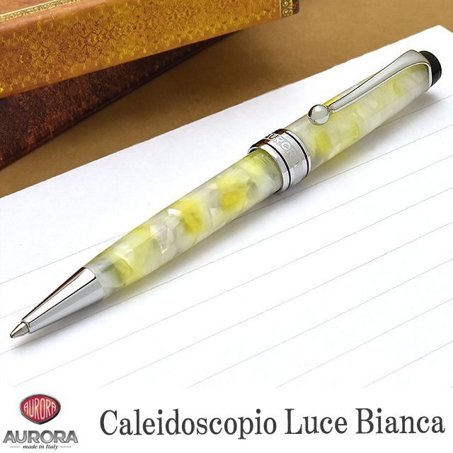 アウロラ 限定品 ボールペン カレイドスコーピオ・ルーチェビアンカ【Caleidoscopio Luce Bianca】 998-CKW