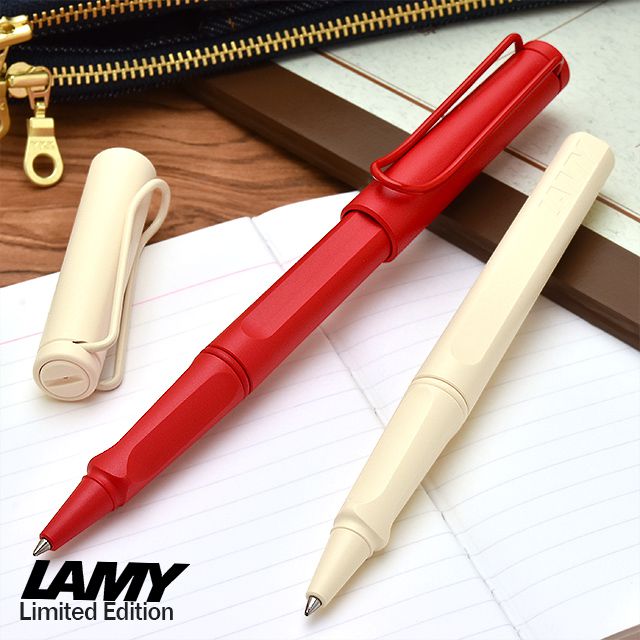 LAMY（ラミー）限定品 ローラーボール サファリ ストロベリー＆クリーム