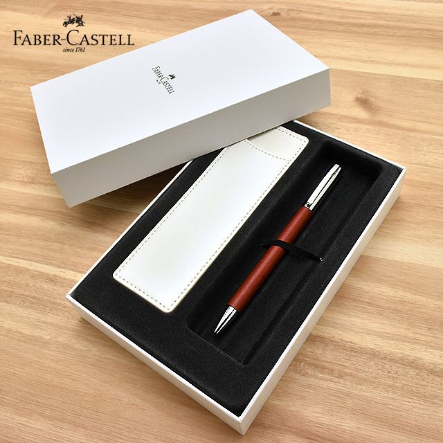 FABER-CASTELL（ファーバーカステル） 限定品 ボールペン 新学期セット2022 アンビション 梨の木 ブラウン 148131