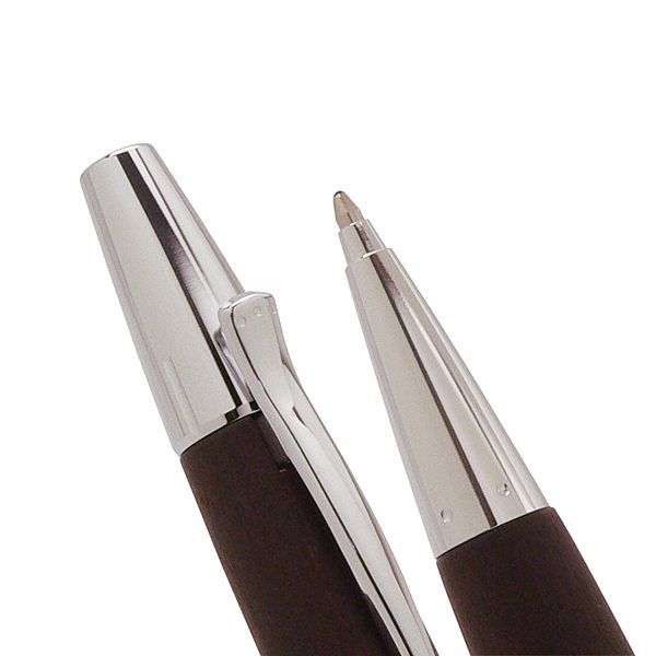 FABER-CASTELL（ファーバーカステル）限定品 ボールペン 新学期セット2025 エモーション ウッド＆クローム 梨の木 ダークブラウン 148381