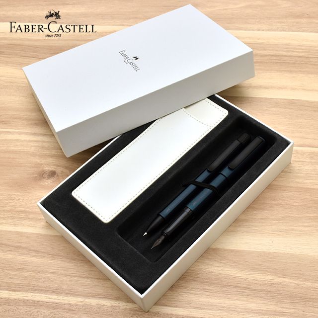 FABER-CASTELL（ファーバーカステル） 限定品 万年筆／ボールペン 新学期セット2022 ヘキサ ブルー 150541 140544