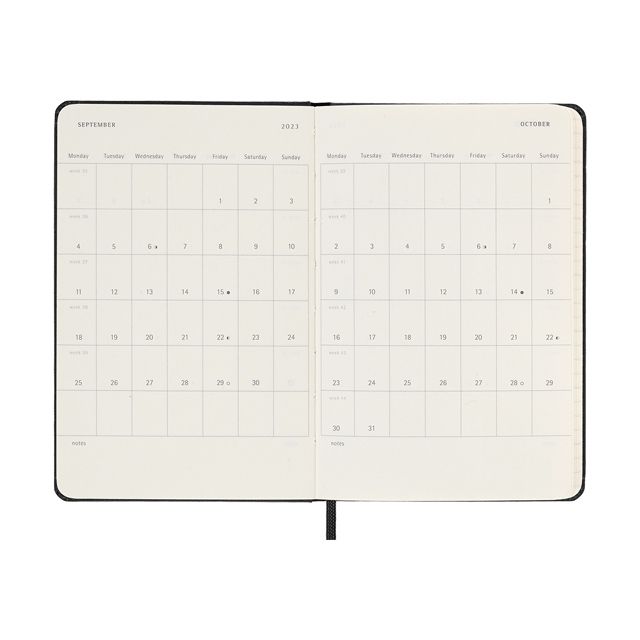 【ポイント15倍】MOLESKINE（モレスキン） 2023年1月はじまり ウィークリーダイアリー ハードカバー ポケットサイズ