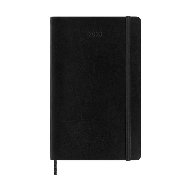 モレスキン手帳 MOLESKINE 2023年1月はじまり ホリゾンタルウィークリーダイアリー ハードカバー ラージサイズ ブラック |  世界の筆記具ペンハウス
