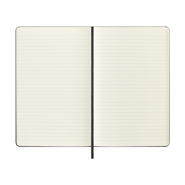 【ポイント15倍】MOLESKINE（モレスキン） 2023年1月はじまり マンスリーダイアリー ハードカバー ラージサイズ ブラック DHB12MN3Y23