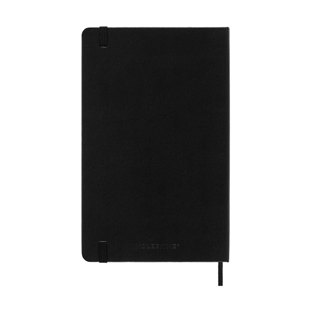 【ポイント15倍】MOLESKINE（モレスキン） 2023年1月はじまり マンスリーダイアリー ハードカバー ラージサイズ ブラック DHB12MN3Y23