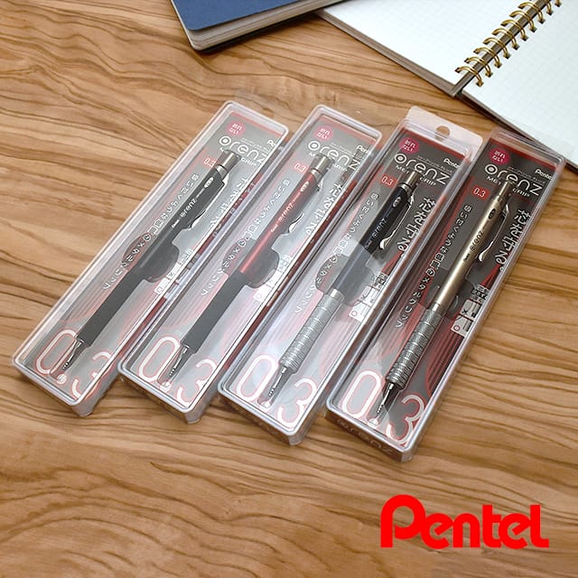 Pentel ぺんてる ペンシル オレンズ メタルグリップタイプ 0.3mm