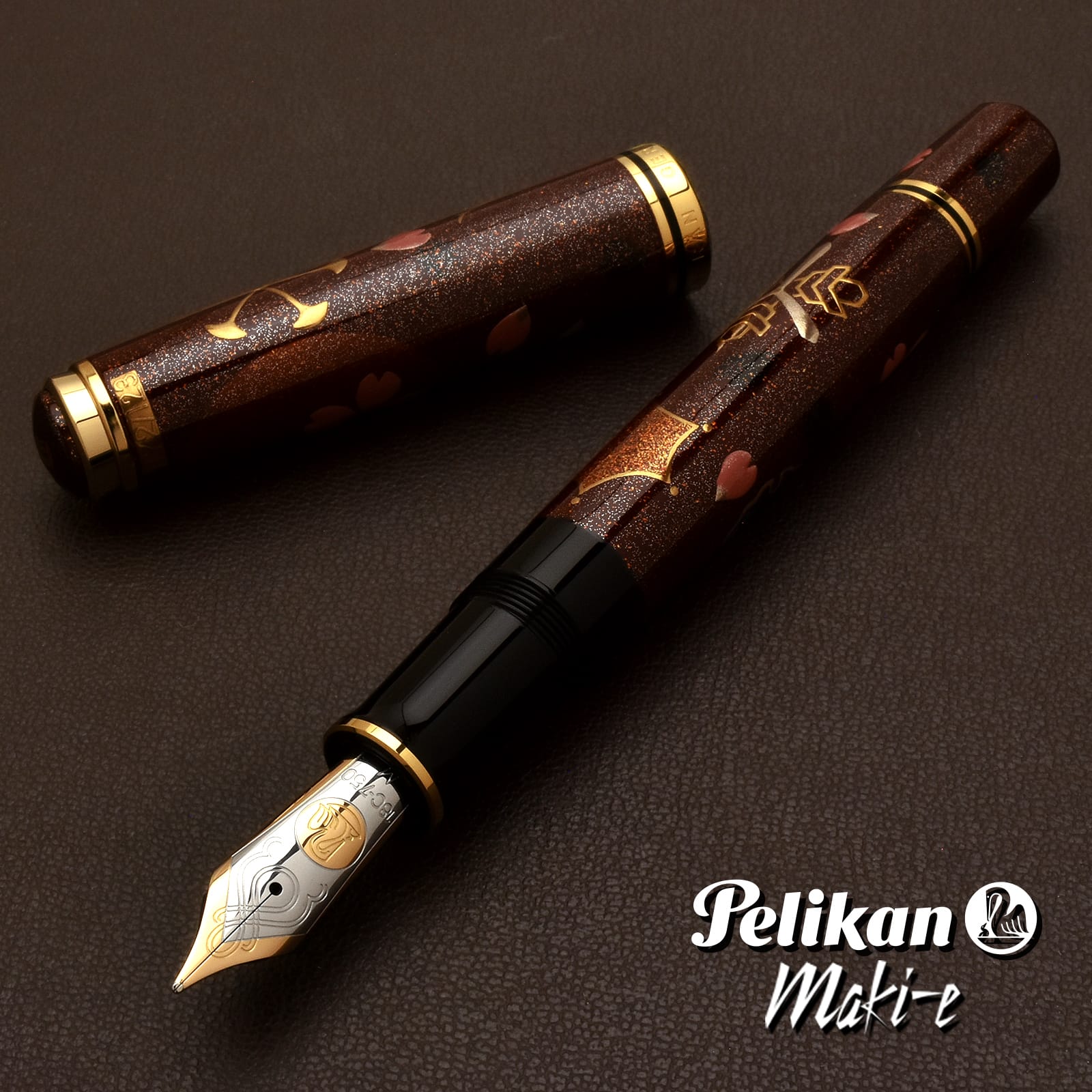 Pelikan（ペリカン）限定 蒔絵万年筆 雪月花