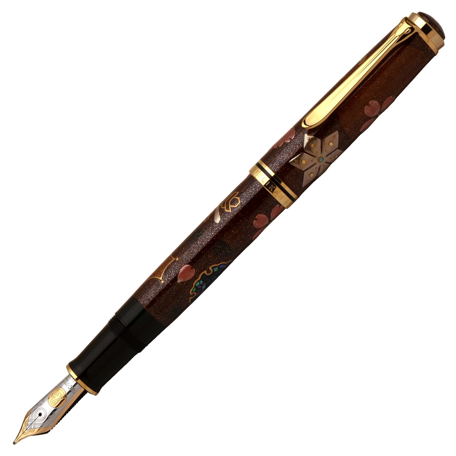 Pelikan（ペリカン）限定 蒔絵万年筆 雪月花