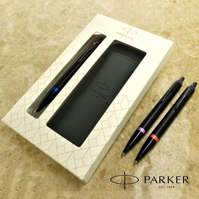 PARKER（パーカー）ボールペン IM VIBRANT RINGS（ヴァイブラントリング）ペンシース付きギフトボックス