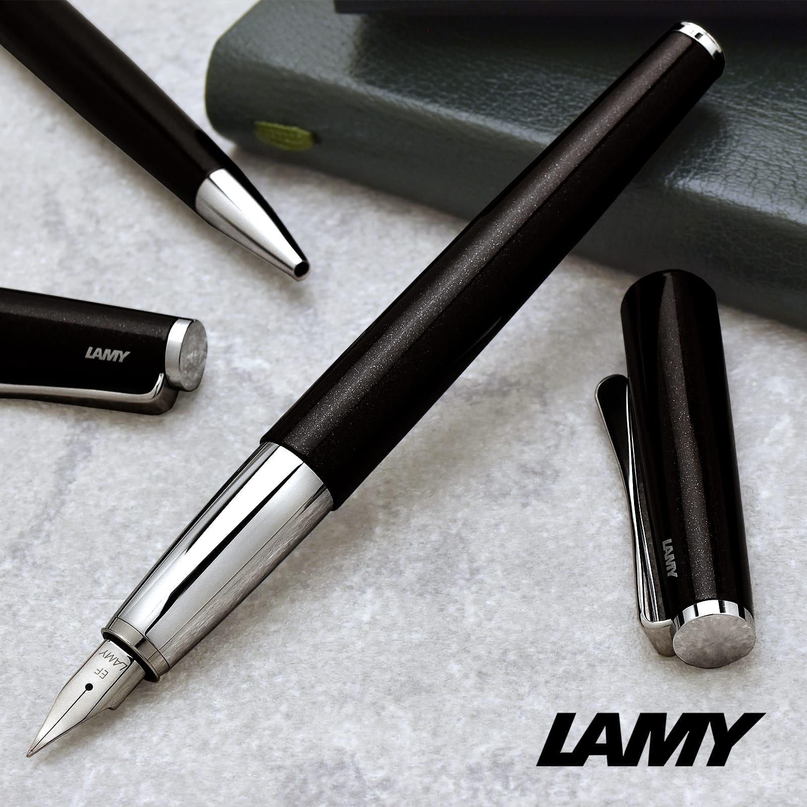 LAMY（ラミー）限定品 万年筆 ステュディオ ダークブラウン