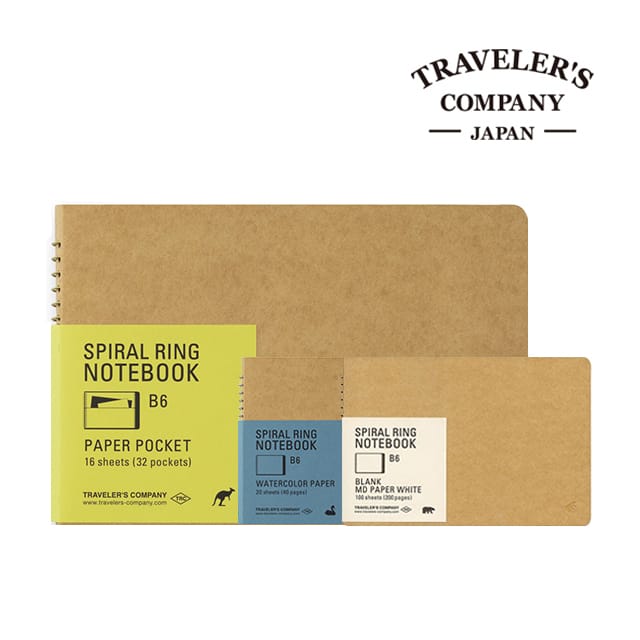 TRAVELER'S COMPANY（トラベラーズカンパニー） スパイラルリングノート B6