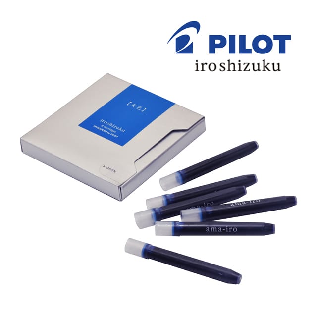 PILOT パイロット 色彩雫カートリッジインキ 6本入り | 世界の筆記具 ...