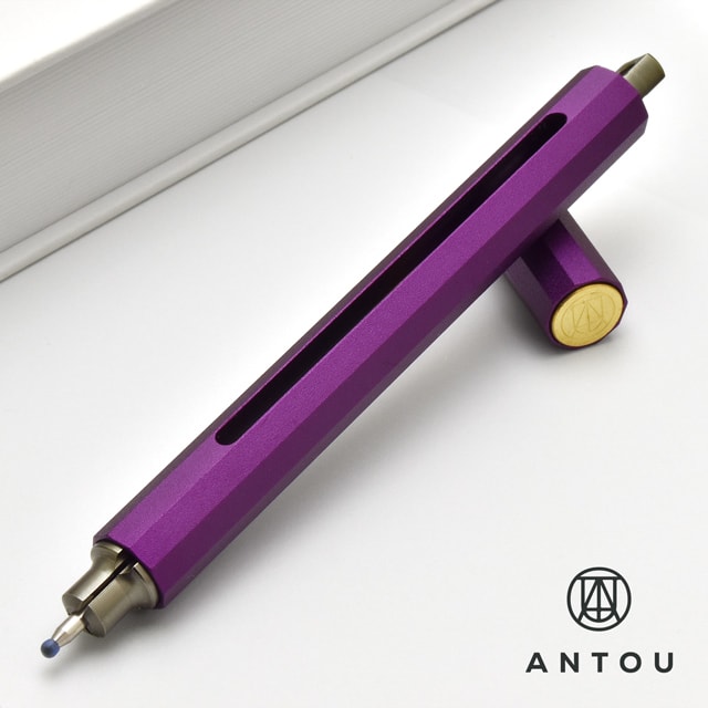 ANTOU（アントウ）ボールペンC ミニ マルチアダプタブルペン 今紫