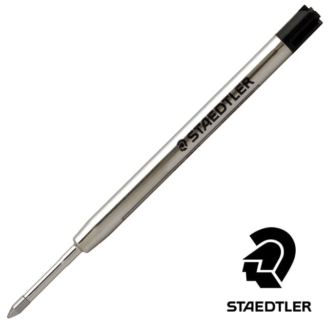 STAEDTLER（ステッドラー） ボールペン替芯 シルバーシリーズ ブラック F（細字）458 F-9