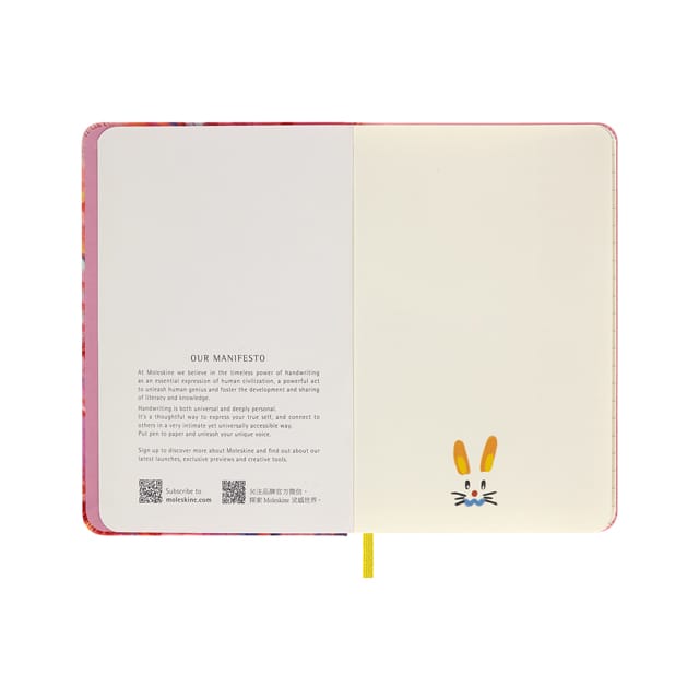 MOLESKINE（モレスキン）限定品 ノート YEAR OF THE RABBIT ANGEL CHEN 横罫 ポケットサイズ LECNYRABBITMM710B