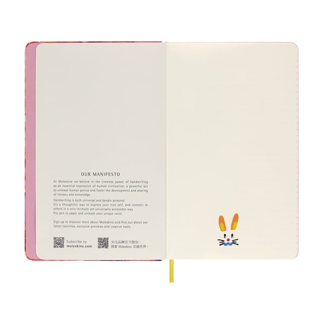 【即日出荷OK】MOLESKINE モレスキン 限定品 ノート YEAR OF THE RABBIT ANGEL CHEN 横罫 ラージサイズ