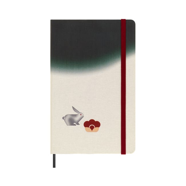 MOLESKINE（モレスキン）限定品 ノート YEAR OF THE RABBIT MINJU KIM 横罫 ラージサイズ LECNYRABBITQP060C