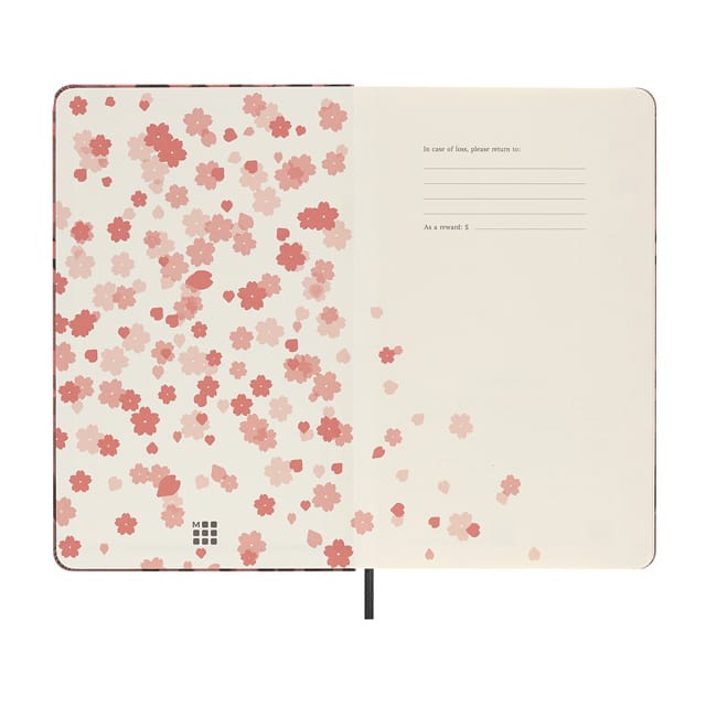 【ポイント15倍】MOLESKINE（モレスキン）限定品 ノート さくら 横罫 ラージサイズ LESU06QP060