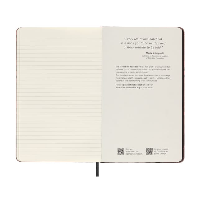 MOLESKINE（モレスキン）限定品 ノート さくら 津村耕佑 横罫 ラージサイズ LESU06QP060