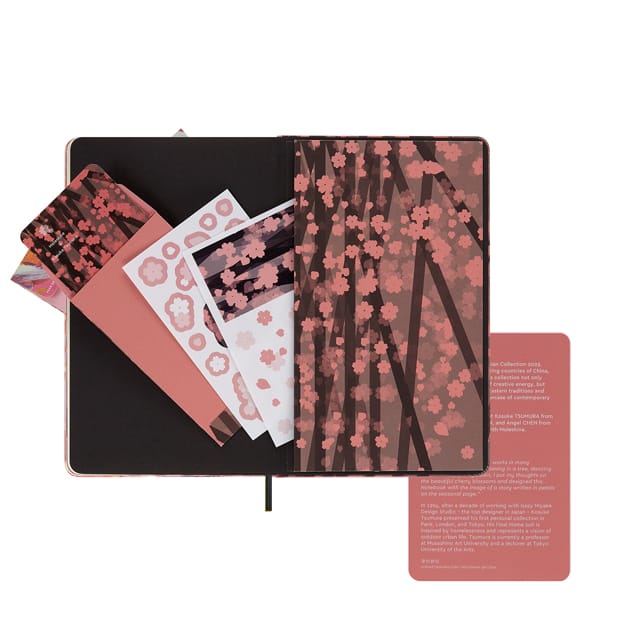 【ポイント15倍】MOLESKINE（モレスキン）限定品 ノート さくら 横罫 ラージサイズ LESU06QP060